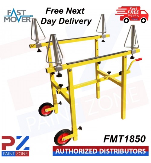 FAST MOVER TOOLS (FMT1850) ALLOY WHEEL PAINTING TROLLEY, TAKES 4 WHEELS